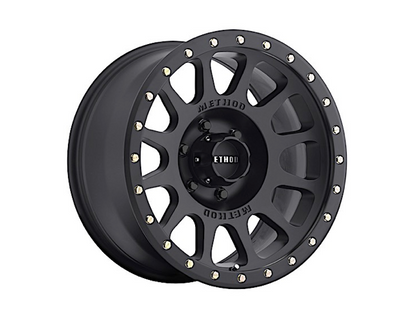 20X10 NV, -18MM OFFSET, 6X5.5, 108MM CENTERBORE, MATTE BLACK (Check Description For Vehicles This Fits)