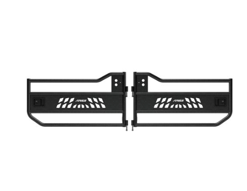 2018-2025 JEEP WRANGLER & 2020-2025 GLADIATOR JL/JT BLACK FRONT TUBE DOORS ALUMINUM