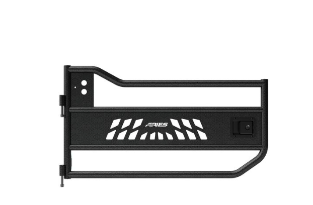 2018-2025 JEEP WRANGLER & 2020-2025 GLADIATOR JL/JT BLACK FRONT TUBE DOORS ALUMINUM