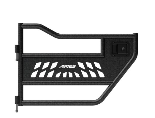 2018-2024 JEEP WRANGLER 2020-2025 JEEP GLADIATOR JL/JT BLACK REAR TUBE DOORS ALUMINUM