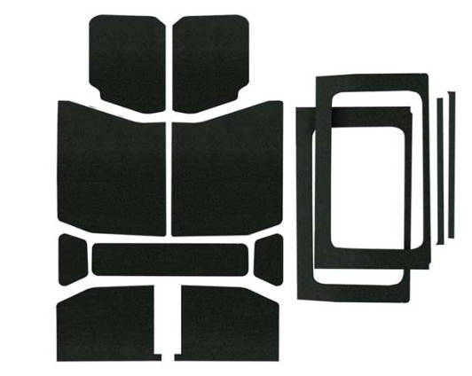 2018-2021 JEEP WRANGLER JL UNLMITED HEADLINER COMPLETE KIT-BLACK(13-PC)
