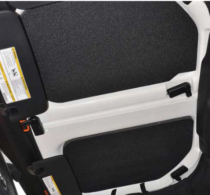 2020-2022 JEEP GLADIATOR LEATER LOOK HEADLINER COMPLETE KIT-BLACK(7-PC)
