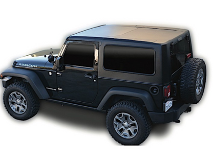 2007-2017 JEEP WRANGLER & 2018 JEEP WRANGLER JK 2DR 2PC HARD TOP - (SQUARE BACK)(FACTORY STYLE)(NO DEFORST, NO WIPER)