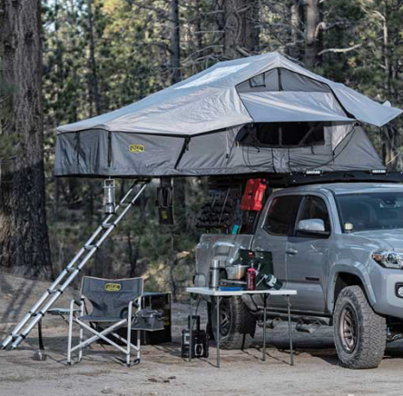 GEN2 OVERLANDER TENT XL; GRAY TENT BODY W/LIGHT GRAY RAINFLY; SLEEPS 3-4