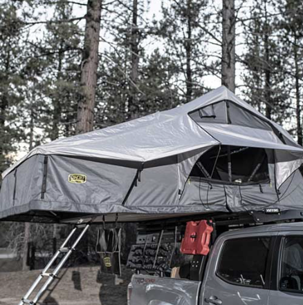 GEN2 OVERLANDER TENT XL; GRAY TENT BODY W/LIGHT GRAY RAINFLY; SLEEPS 3-4
