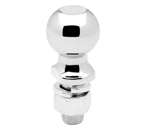 PACKAGED 2 5/16IN X 1IN X 2 1/8IN 7500LB CHROME HITCH BALL