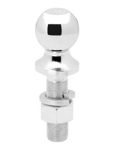 2IN X 1IN X 3 3/8IN 7500LB CHROME HITCH BALL