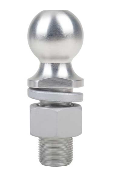 2IN 8000LB HITCH BALL-1 1/4IN SHANK-2 3/4IN SHANK LENGTH