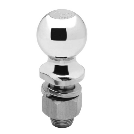 PACKAGED 2IN X 1IN X 2IN 6000LB STAINLESS HITCH BALL