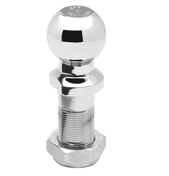 PINTLE HOOK REPLACEMENT HITCH BALL 2IN X 1 1/8IN 10000LB MAX VL CHROME