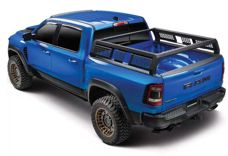 2019-2024 RAM 1500 5.7FT BED GORACK OVERLAND TRUCK RACKS BLACK ALUMINUM