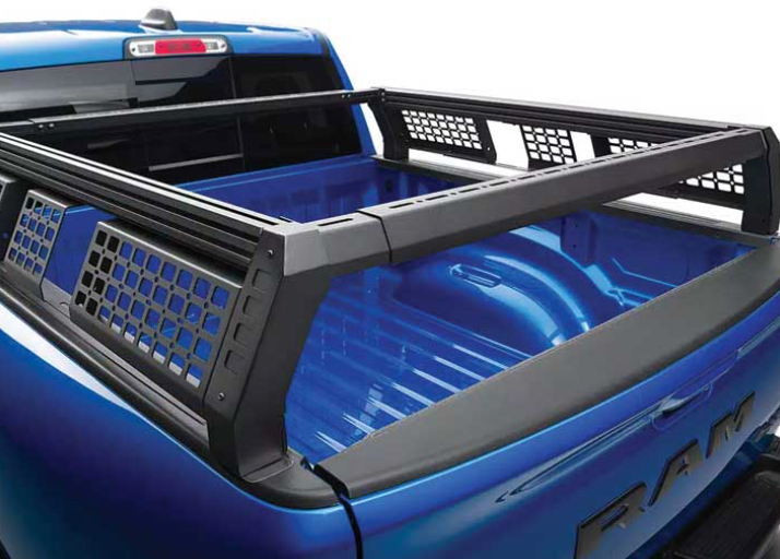 2019-2024 RAM 1500 5.7FT BED GORACK OVERLAND TRUCK RACKS BLACK ALUMINUM