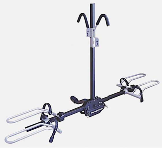 BIKE RACK, HITCH-MOUNT 1-1/4IN, 2IN - XTC 2, 2 BIKE, FOLDING ARM
