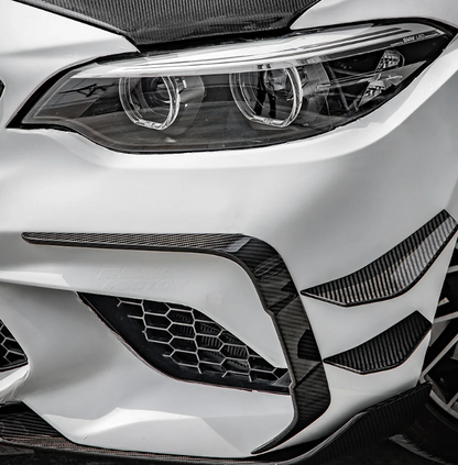 BMW M2 F87 Carbon Fiber Front Vent Trim