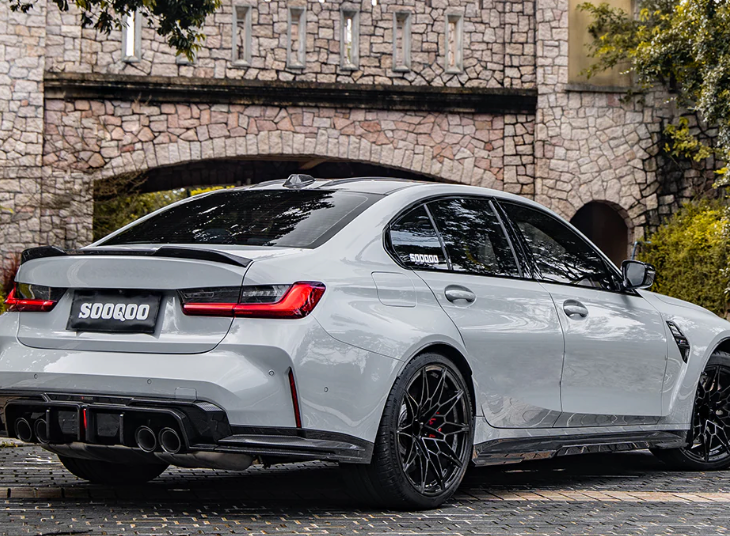 M3 G80 G81 Carbon Fiber Side Skirt