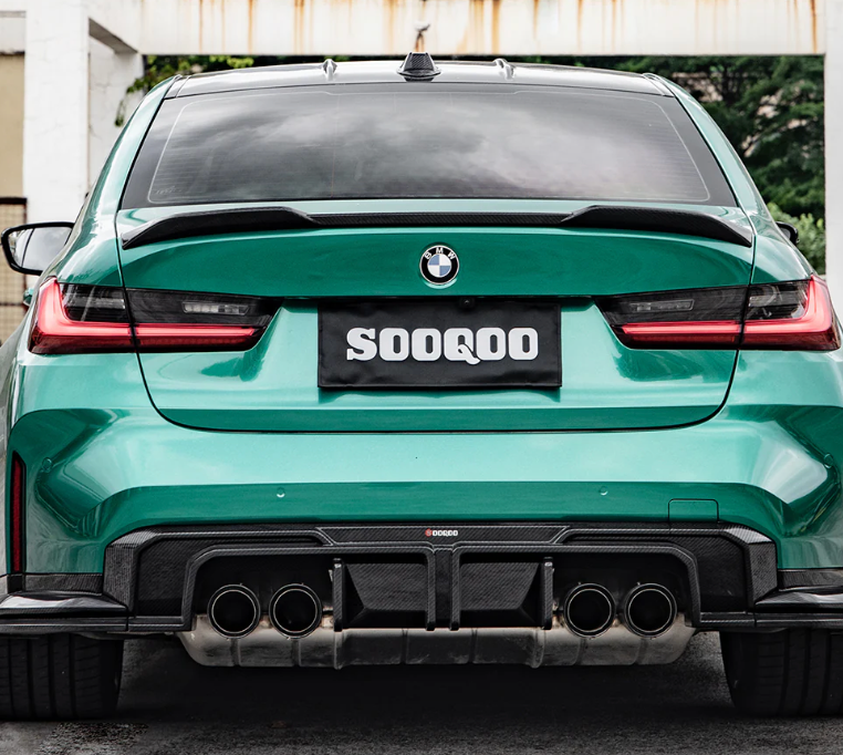 BMW M3 G80 G81 Carbon Fiber Diffuser + Rear Splitter
