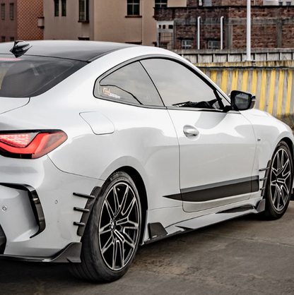 BMW M440i G22 G23 Prepreg Carbon Fiber Side Skirt