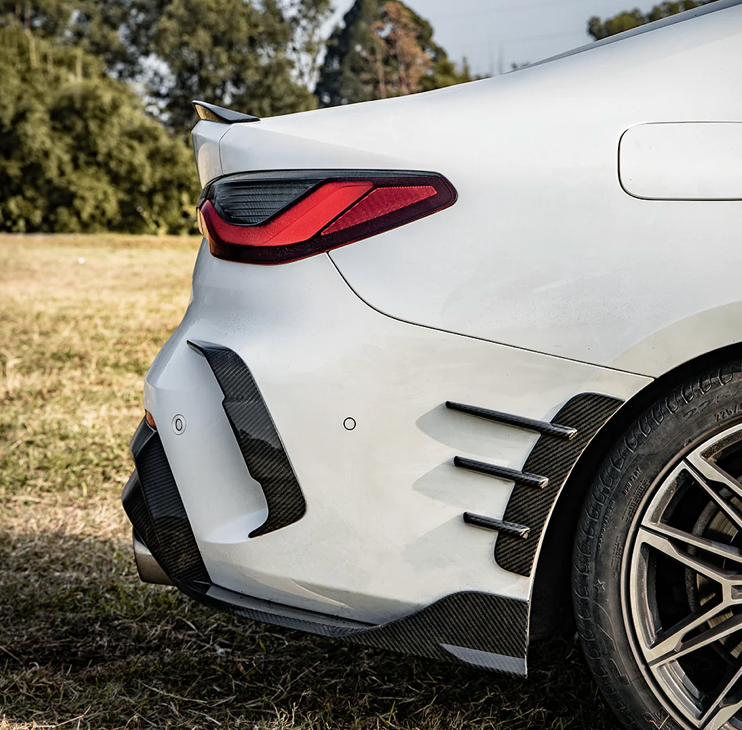 BMW M440i G22 G23 Prepreg Carbon Fiber Rear Side Spat