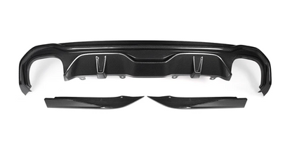 BMW G26 Carbon Fiber Double Tips Diffuser