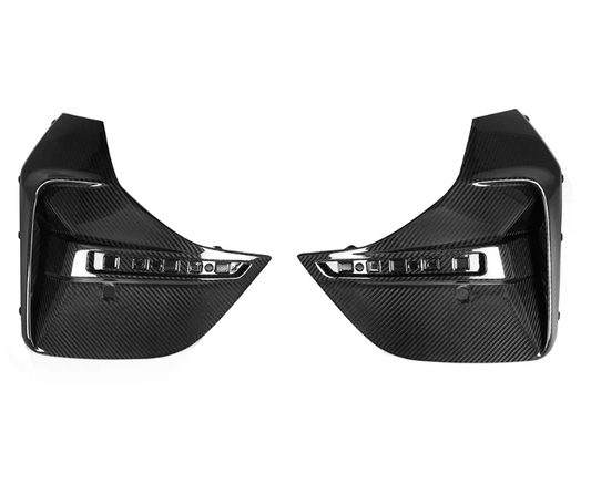 BMW G26/i4 Carbon Fiber Rear Bumper Trim