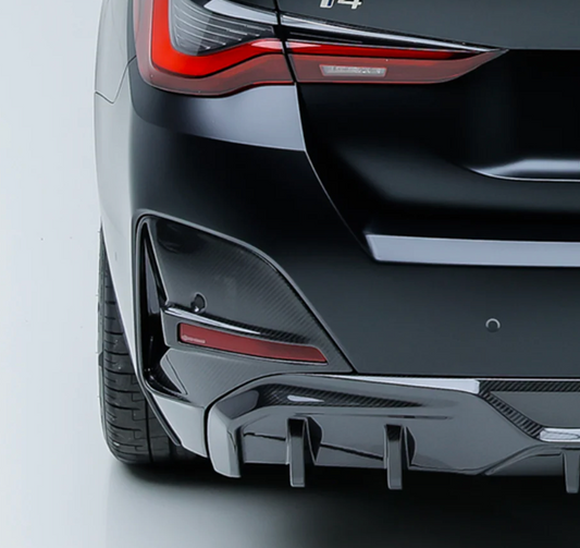 BMW G26/i4 Carbon Fiber Rear Bumper Trim
