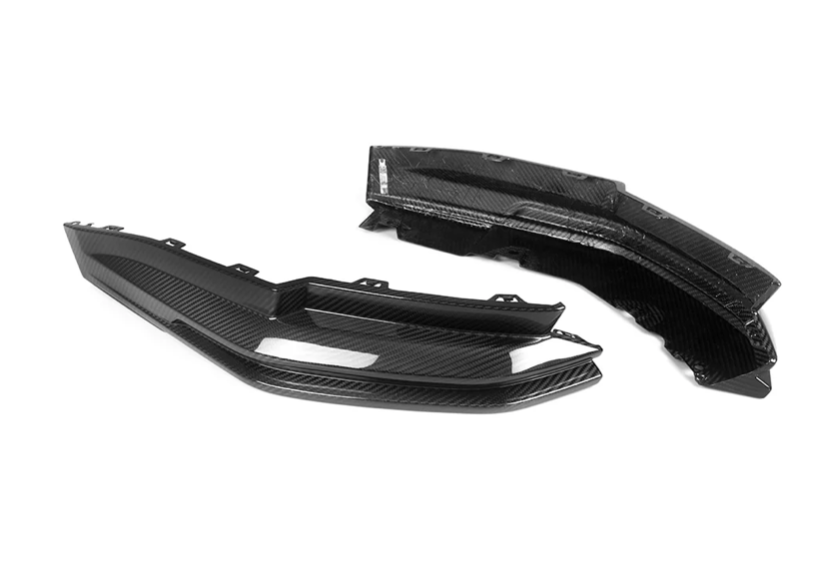 M4 G82 G83 Carbon Fiber Diffuser With Brake Light + Rear Splitter