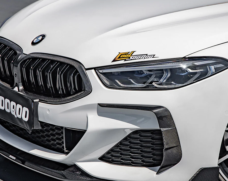 BMW 8 Series G14 G15 G16 Prepreg Carbon Fiber Front Vent Trim