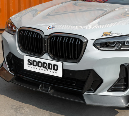 BMW X3 G01 X4 G02 LCI Type-B Prepreg Carbon Fiber Front Lip