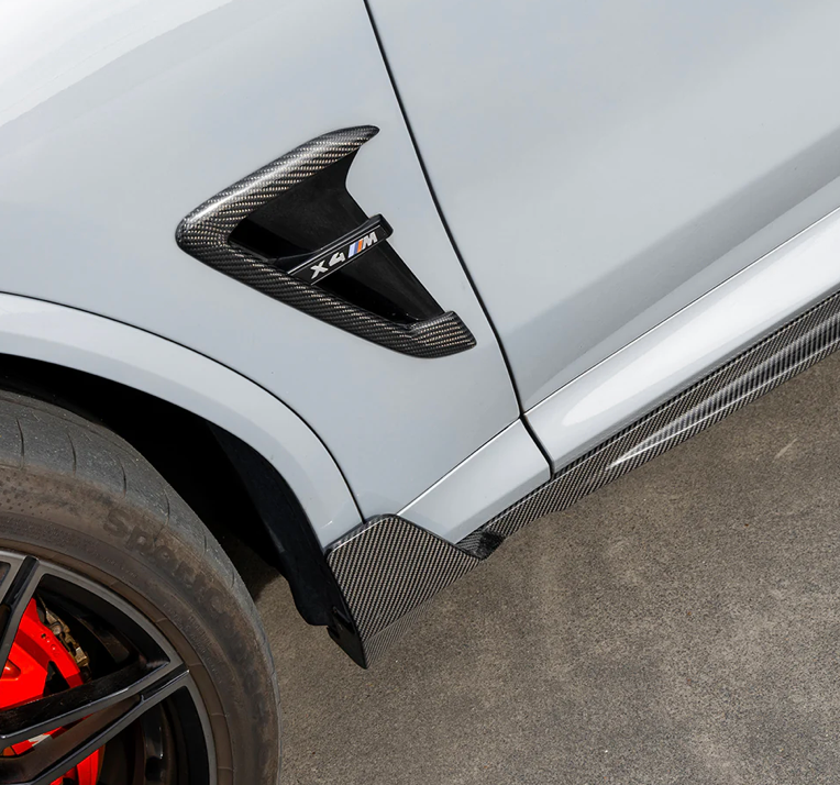 BMW X3/X4 G01-G02 X3M F97 X4M F98 Type-B Prepreg Carbon Fiber Side Skirt