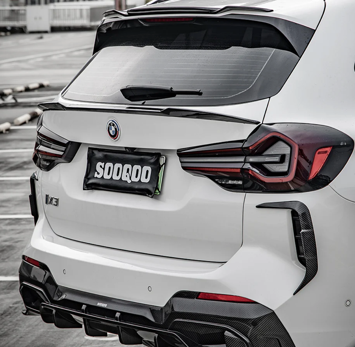BMW iX3 G08 BEV X3 G01 Carbon Fiber Roof Spoiler