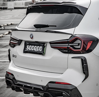 BMW iX3 G08 BEV X3 G01 Carbon Fiber Roof Spoiler