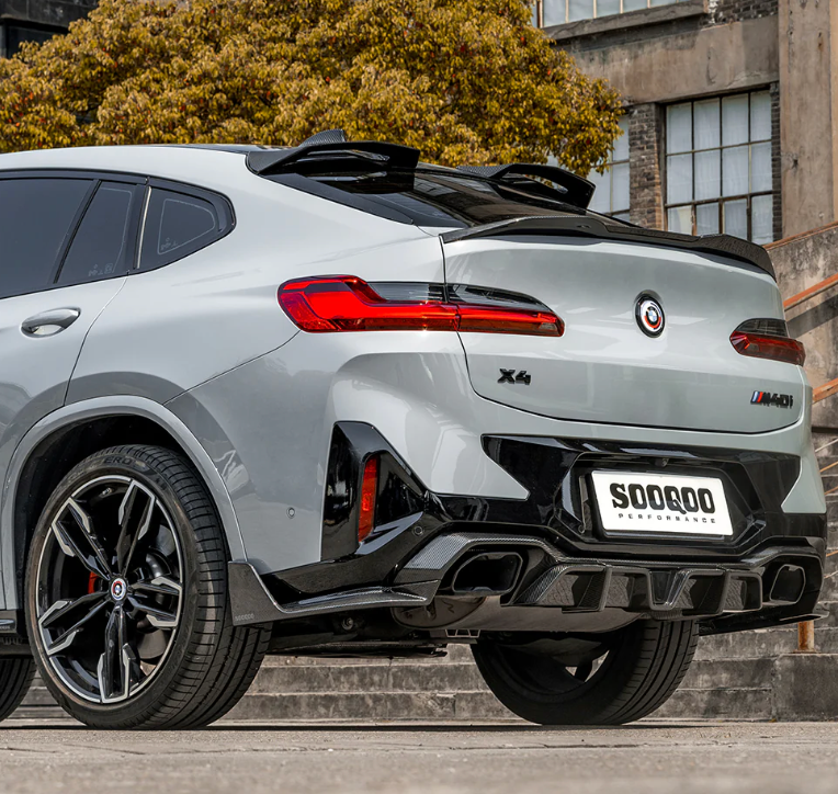 BMW X4 G02 X4M F98 Prepreg Carbon Fiber Rear Spoiler