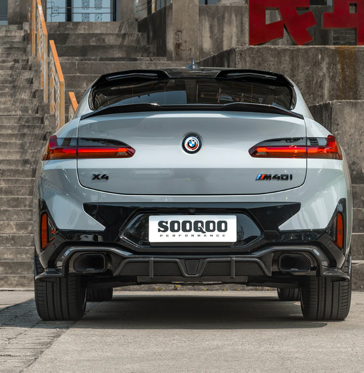 BMW X4 G02 X4M F98 Prepreg Carbon Fiber Rear Spoiler