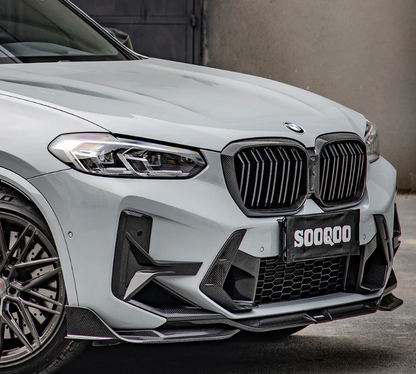 BMW X3M F97 X4M F98 LCI Type-A Prepreg Carbon Fiber Front Lip