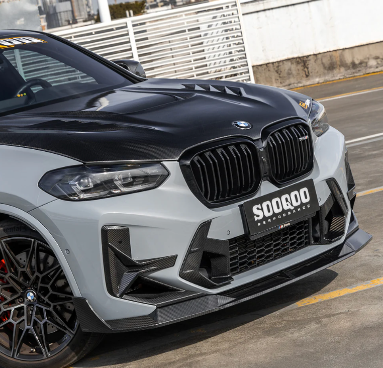 BMW X3M F97 X4M F98 LCI Type-B Prepreg Carbon Fiber Front Lip