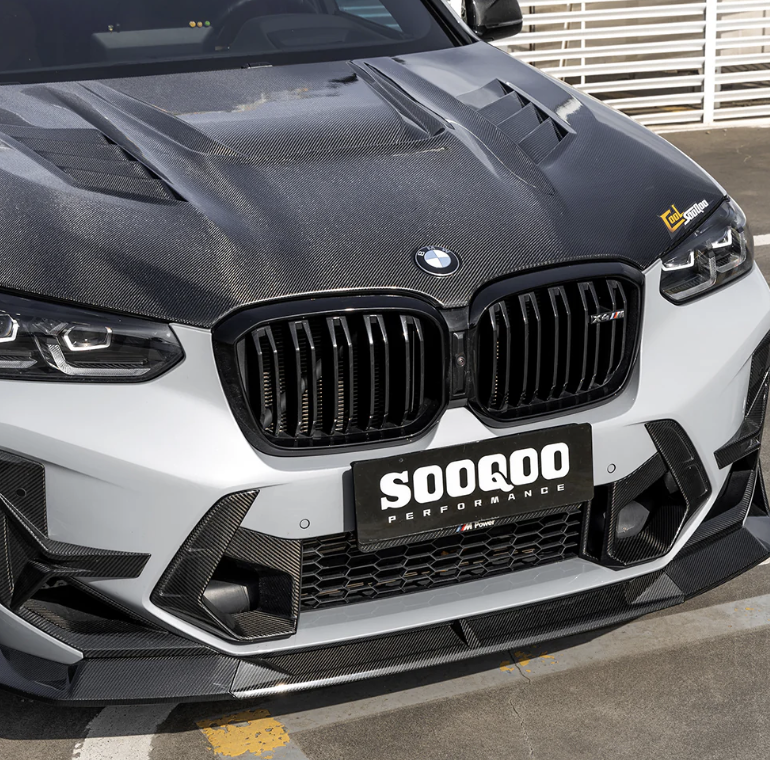 BMW X3M F97 X4M F98 LCI Type-B Prepreg Carbon Fiber Front Lip