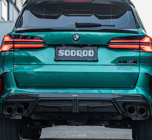 BMW X5M F95 LCI Prepreg Carbon Fiber Diffuser
