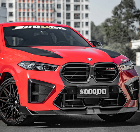 BMW X6M F96 LCI Prepreg Carbon Fiber Front Lip