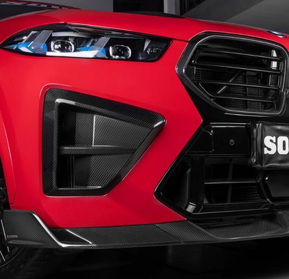 BMW X6M F96 LCI Prepreg Carbon Fiber Front Lip