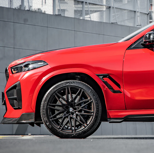 BMW X6M F96 LCI Prepreg Carbon Fiber Side Fender Trim