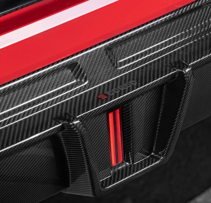 BMW X6M F96 Prepreg Carbon Fiber Diffuser With Brake Light