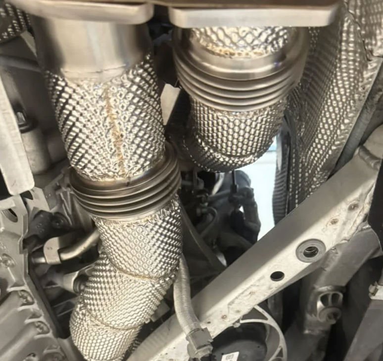 S55 Catless Downpipes w/heatshield - F80 M3 | F82/F83 M4 | F87 M2C