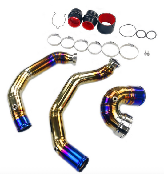 S55 Titanium Charge Pipe + J Pipe Combo - BMW F80 M3 | F82/F83 M4 | F87 M2C