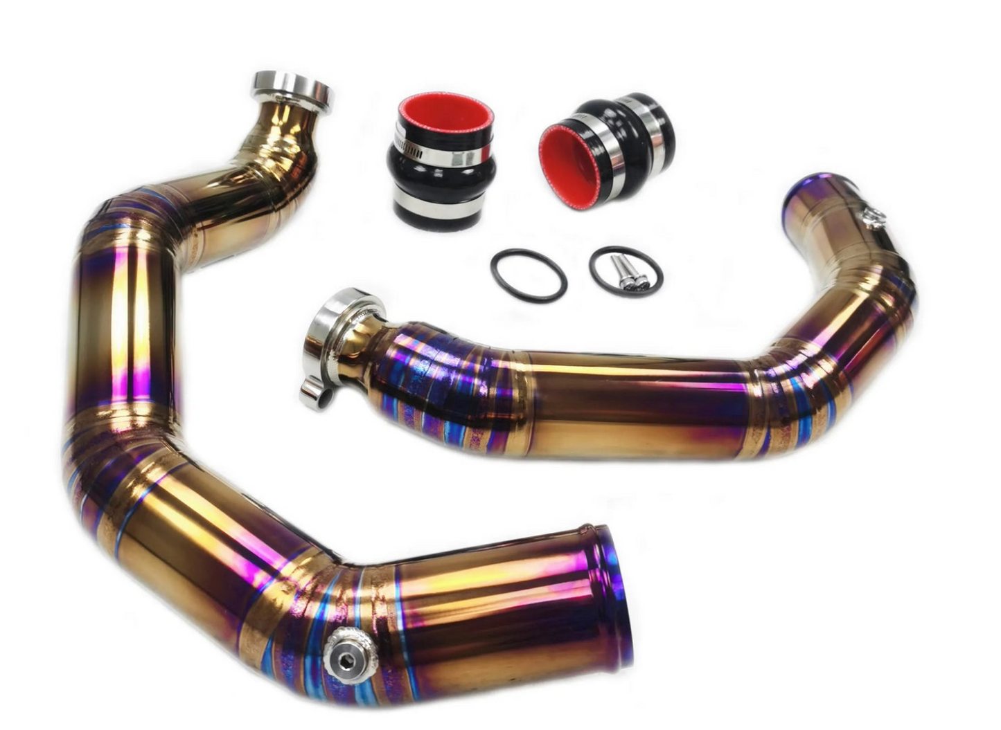 S55 Titanium Charge Pipe + J Pipe Combo - BMW F80 M3 | F82/F83 M4 | F87 M2C