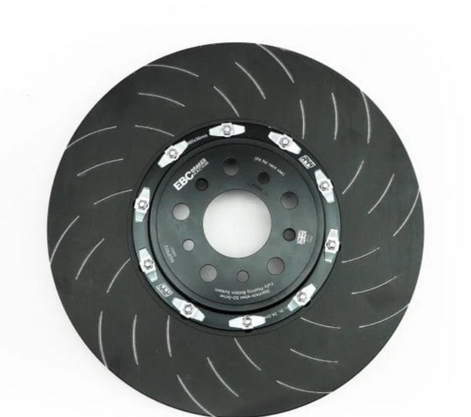 EBC Racing 2021+ BMW M3/M4/M2 (G80/G82/G87) (w/o Carbon Ceramic Brakes) 2 Piece SG Racing Front Rotors