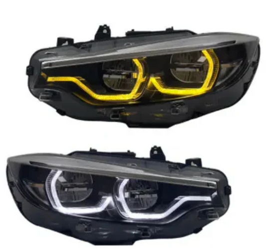 F8X Yellow/White Switchable IKON Headlights - F80 M3 F82 F83 M4