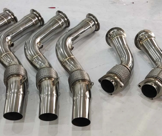 MBS S55 F8X M3/M4 Catless Downpipes - BMW F80 M3 F82 F83 M4 F87 M2C