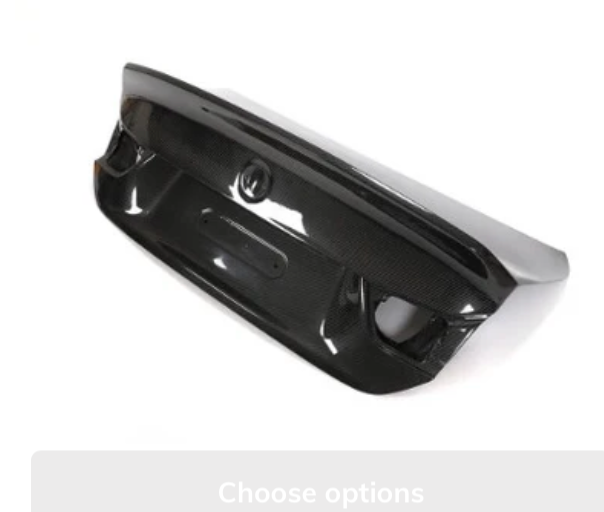 DuckBill Style F82 M4 Dry Carbon Fiber Trunk (BMW F82 M4)