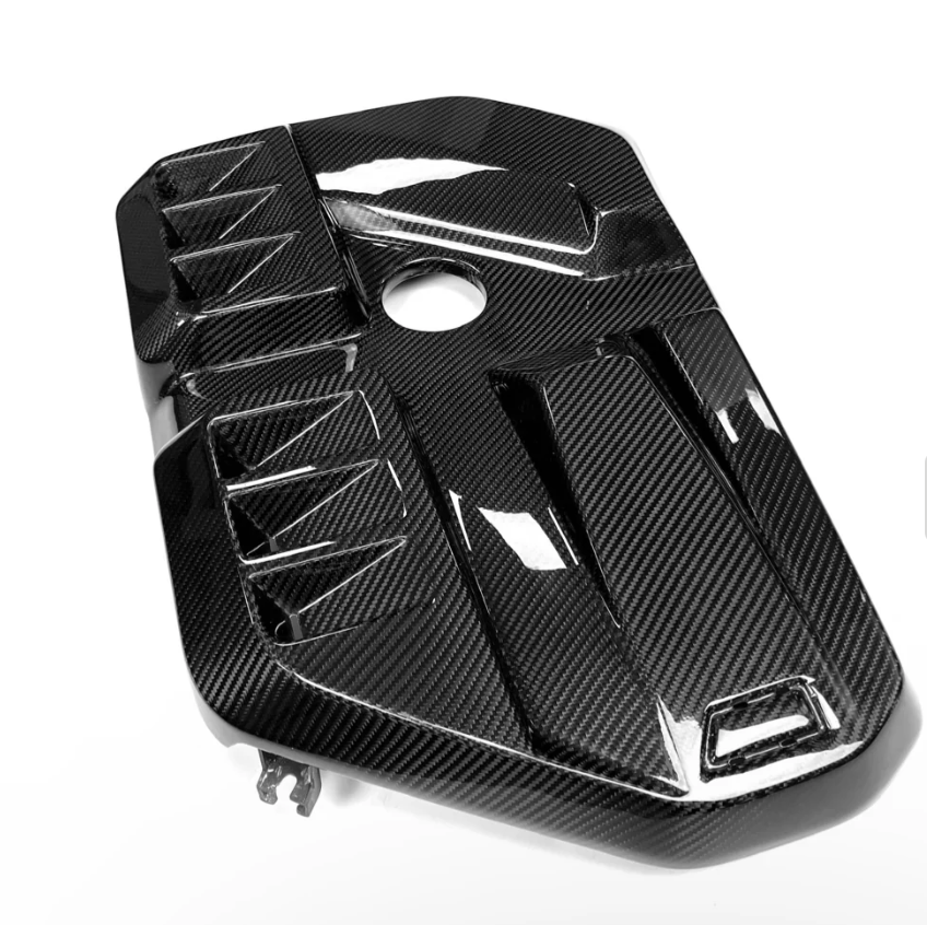 Dry Carbon Fiber Engine Cover Trim (BMW M3 G80 | M4 G82/G83)
