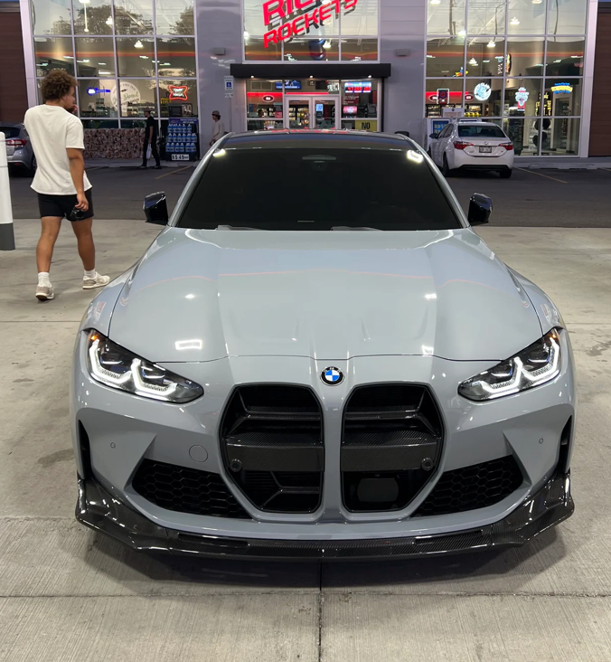 V Style Carbon Fiber 3-Piece Front Lip (BMW G80 M3 | G82/G83 M4)